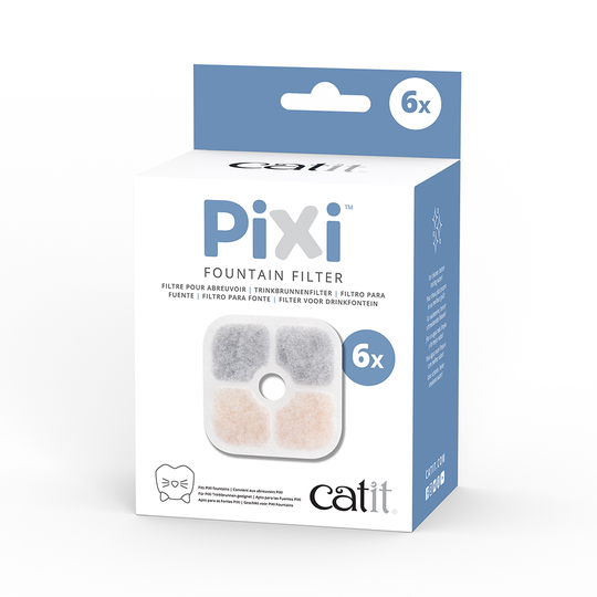 Catit PIXI -vesiautomaatti, valkoinen - vaihtosuodattimet (6 kpl)