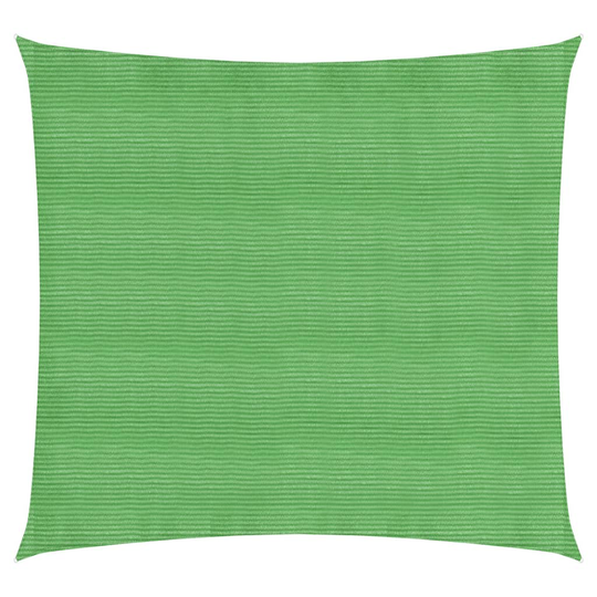 vidaXL Aurinkopurje 160 g/m² vaaleanvihreä 3,6x3,6 m HDPE