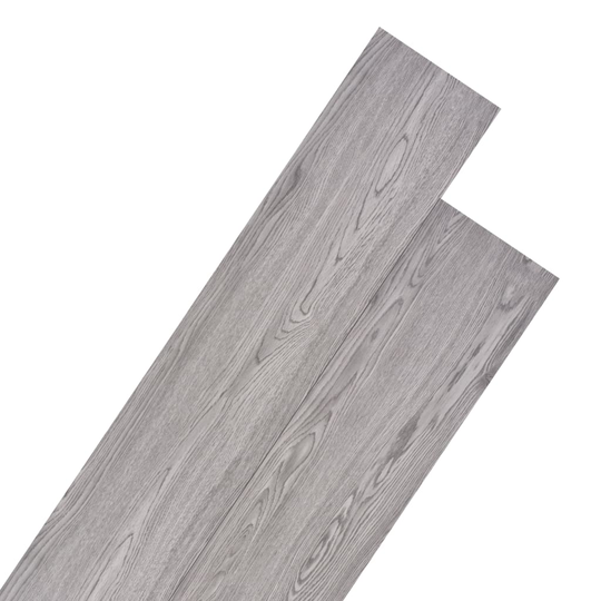 vidaXL PVC-lattialankut 5,26 m² 2 mm Tummanharmaa