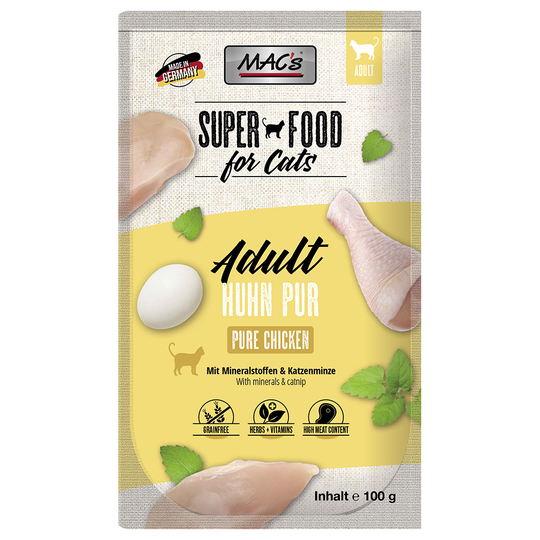 MAC´s Cat Pouch -säästöpakkaus 24 x 100 g - kana